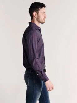 Mizen+Main Damon Shirt -Every Wear Shop l 7049 navy winecirclealt2