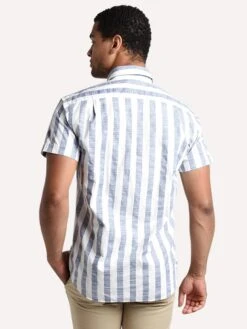 Rodd And Gunn Fireshaw Sports Fit Short Sleeve Shirt -Every Wear Shop lp2902 bluebellalt2