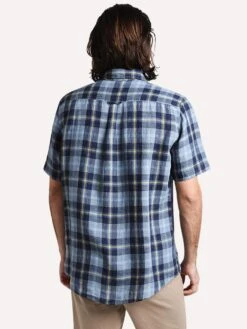 Rodd And Gunn Berwick Forest Short Sleeve Button Down Shirt -Every Wear Shop lp2913 stonewashalt2