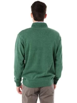 Peter Millar Men's Melange 1/4 Zip Fleece Pullover -Every Wear Shop mf16k36 nottinghamalt3