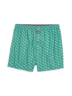 Peter Millar Clark Printed Citrus Stretch Jersey Boxer