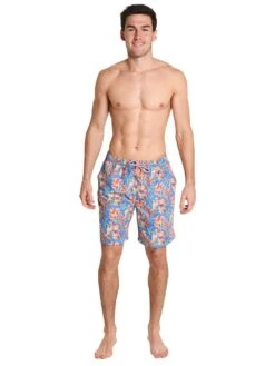 Peter Millar Stars And Coral Trunk -Every Wear Shop ms18p05 atlanticbluealt1