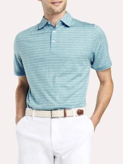 Peter Millar Crown Cool Striped Polo -Every Wear Shop ms19k21 seashore bc01700e c222 46c4 a8d4 fdf9c29deb16
