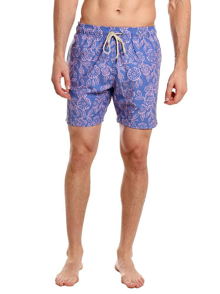 Faherty Brand Beacon Trunk Pink Poppy Print 2 Faherty Brand Beacon Trunk Pink Poppy Print - Image 2