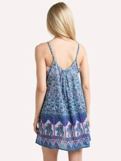 Modernsoul Miami Thinstrap Cover Up Dress -Every Wear Shop mthin19 blueelephantalt2