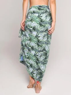 Red Carpet Palm Party Sarong -Every Wear Shop rcpp318c81 whitealt3