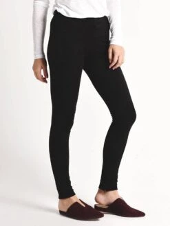 Velvet Rosalind Faux Suede Leggings -Every Wear Shop rosalind03 blackalt1