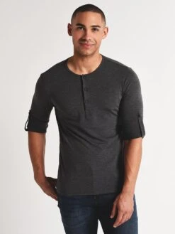 Mizzen+Main Stoneport Long Sleeve Henley