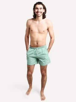 Bather Solid Sea Foam Swim Trunk -Every Wear Shop solidseafoam seafoamalt3