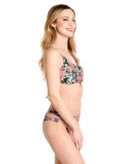 Splendid Mills Watercolor Crop Bra -Every Wear Shop sp10148 pnkalt2
