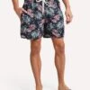 Grayers Midnight Tropic Swim Trunk 6 Inch