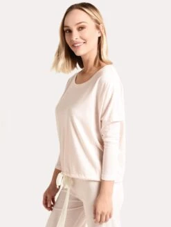 Eberjey Heather Slouchy Tee -Every Wear Shop t1110l rosewateralt1