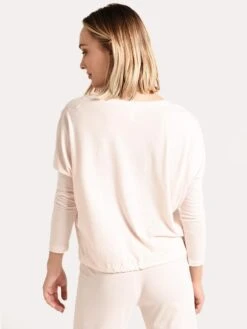 Eberjey Heather Slouchy Tee -Every Wear Shop t1110l rosewateralt2