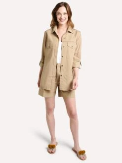 Brochu Walker The Ivan Shirt Jacket -Every Wear Shop tcg2765 khakialt3