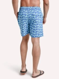 Tom & Teddy Men's Turtle Swim Trunk -Every Wear Shop turmb midbluealt2