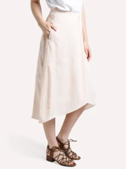 Vince Twist Drape Skirt -Every Wear Shop v571330522 oatblushalt2