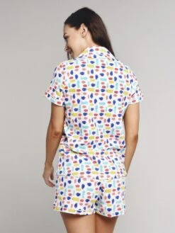 Roller Rabbit Women's Pac Fish Polo Pajama Set -Every Wear Shop w lnpj 007pac whitealt2