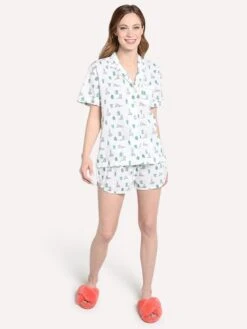 Roller Rabbit Lulu Short Sleeve Short Set -Every Wear Shop w lnpj 011awoo mintalt1