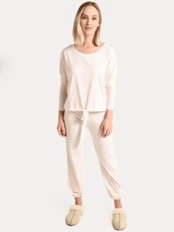 Eberjey Heather Cropped Pant -Every Wear Shop z1110 rosewateralt3